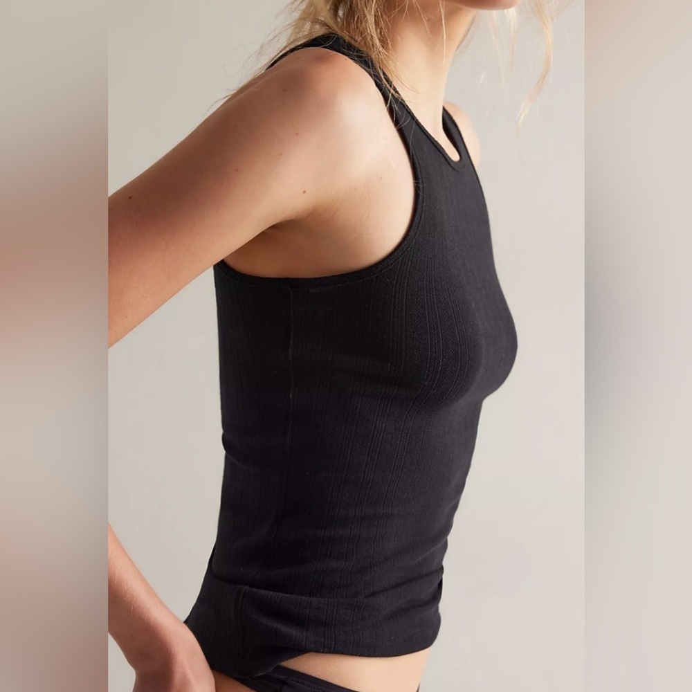 Free People Racerback ribbed tank, small
